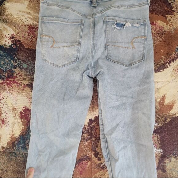American Eagle Women's High Rise Jegging Next Level Stretch Jeans Size 6 - Picture 11 of 14